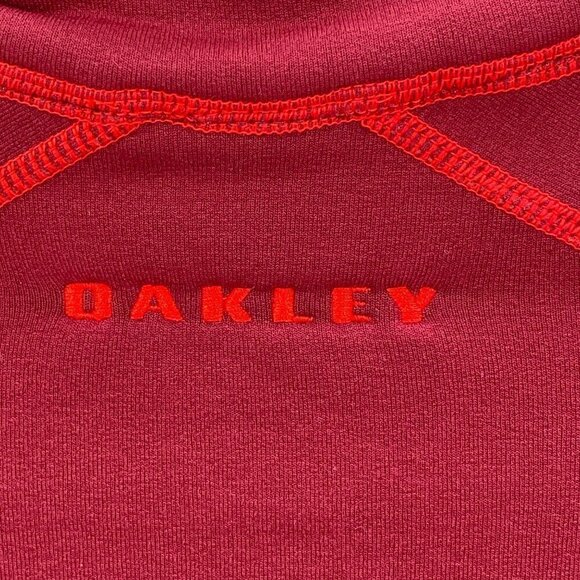 Oakley Polartec Half Zip Red Pullover Men's Size M - Picture 6 of 6
